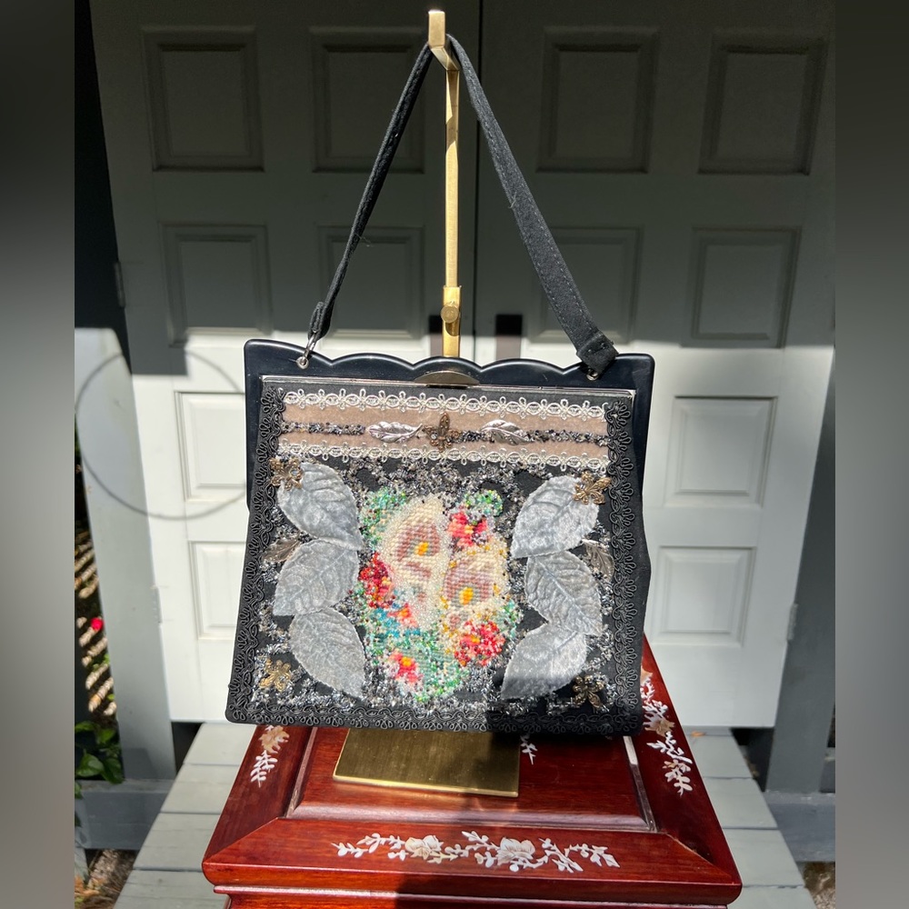 Vintage Beaded Purse made by Caron of Houston Texas